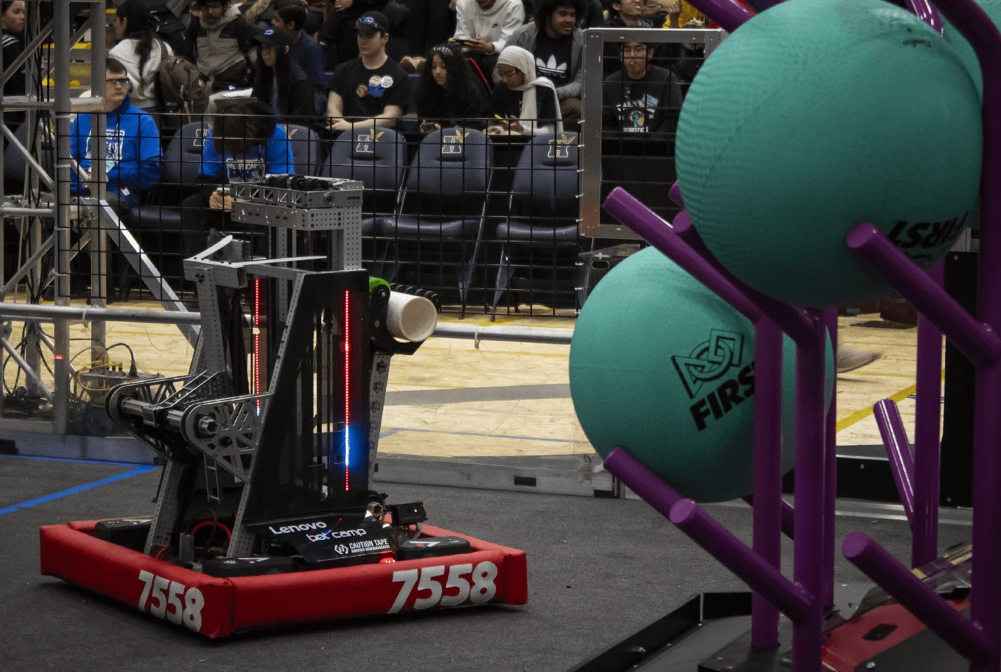 ALT-F4's robot on the field during a match